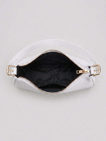 Burgundy Patent Leather Shoulder Bag