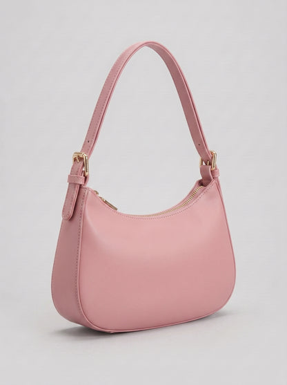 Burgundy Patent Leather Shoulder Bag
