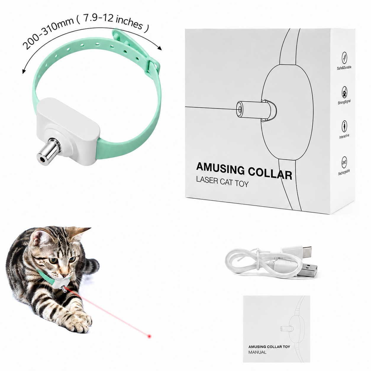 PurllyPaw™ - Cat laser collar